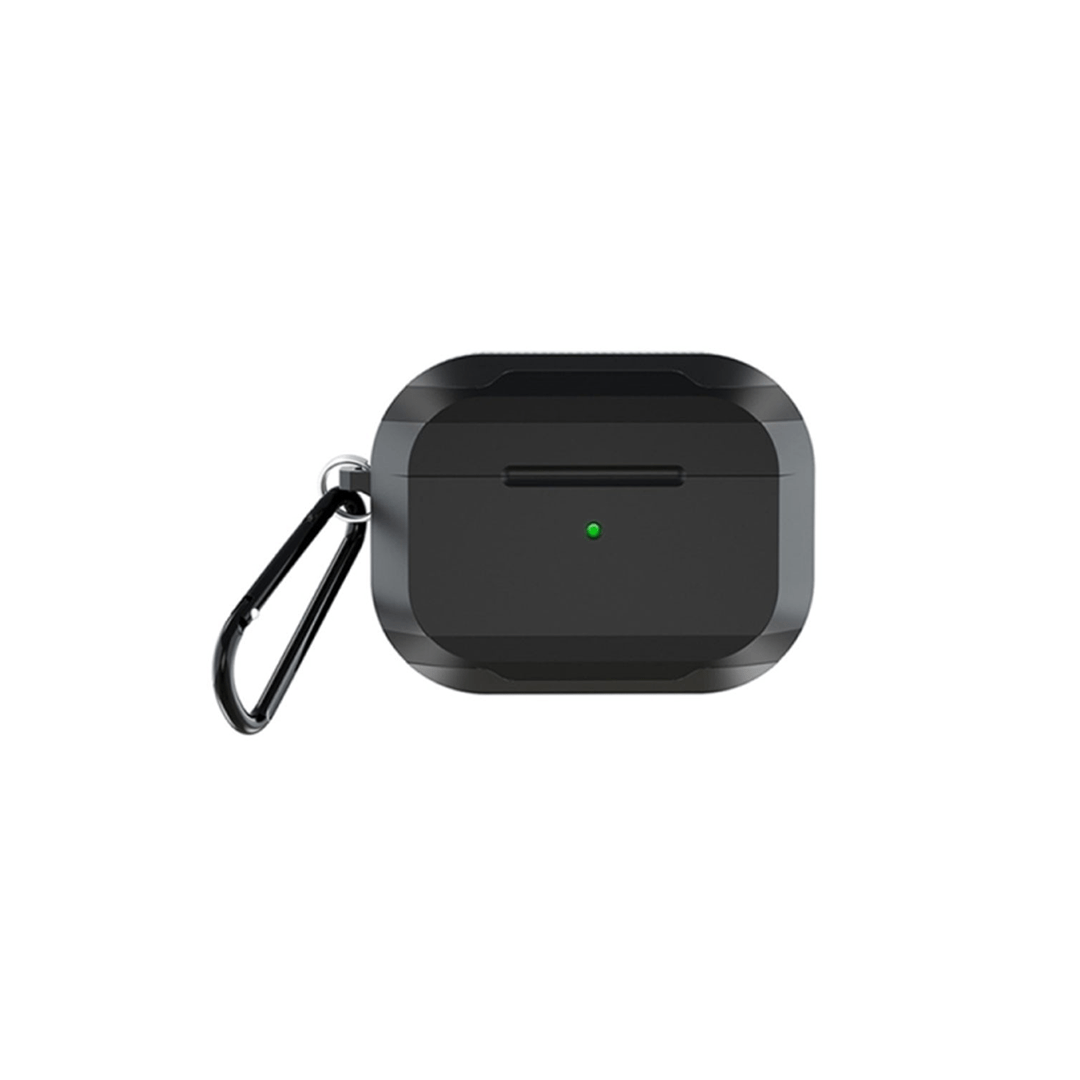 Wiwu Defender Strong Metal Ultimate Protection Case For Airpods Pro 2 - Black in Qatar Wiwu Defender Strong Metal Ultimate Protection Case For Airpods Pro 2 - Black in Qatar